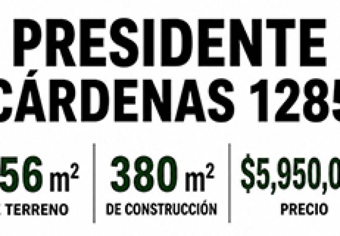 Casa / Local en Venta – Presidente Cárdenas 1285